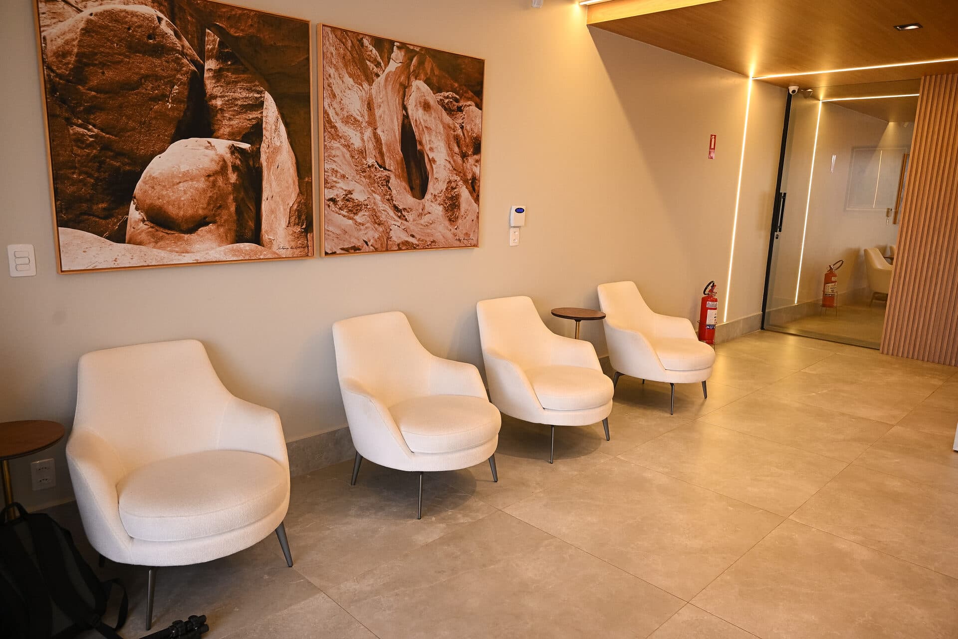 Sala de espera da Clínica Neuropleno